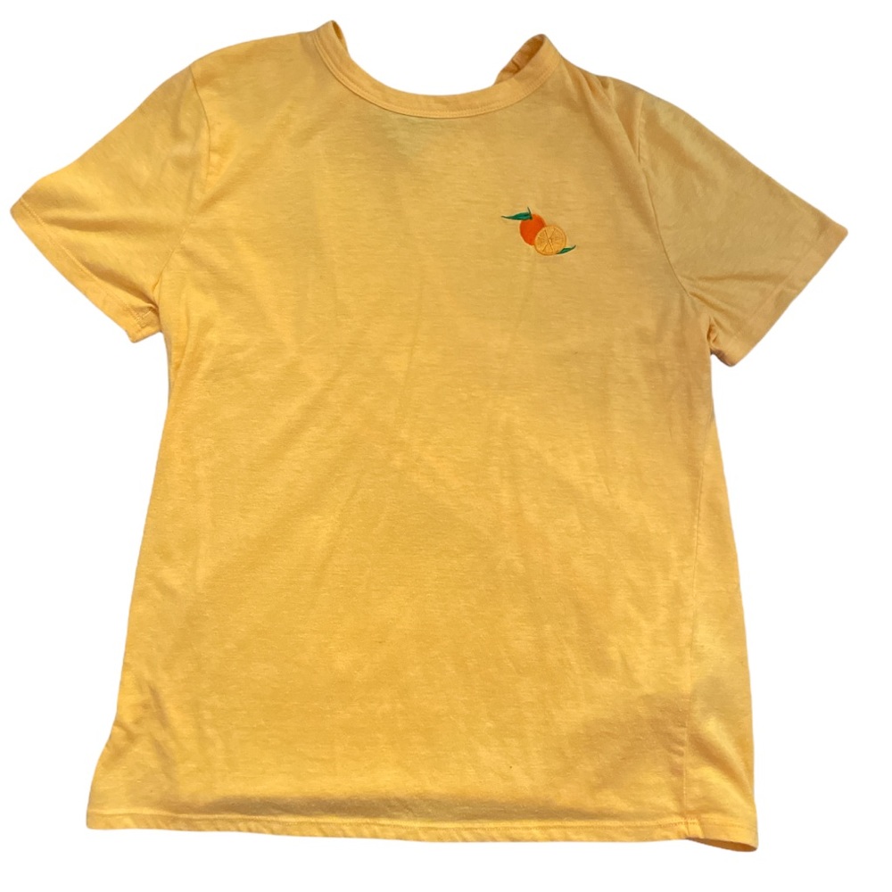 Orange fruit forever 21 shirt